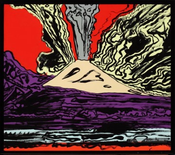  vesuvius oil painting - Vesuvius 2 Andy Warhol
